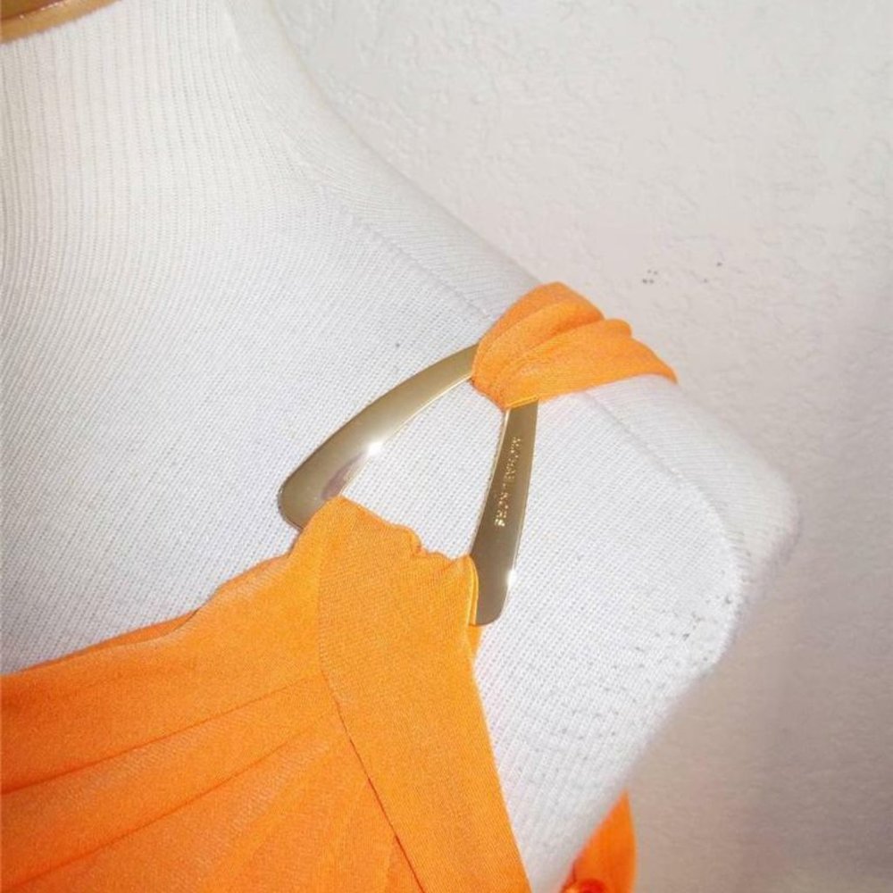 MICHAEL MICHAEL KORS VIVID ORANGE TOP - XL - Picture 4 of 8
